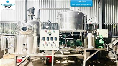 HỆ THỐNG CÔ ĐẶC CHÂN KHÔNG  ( <= 35 ĐỘ C) CÔNG SUẤT 500-5000 LÍT